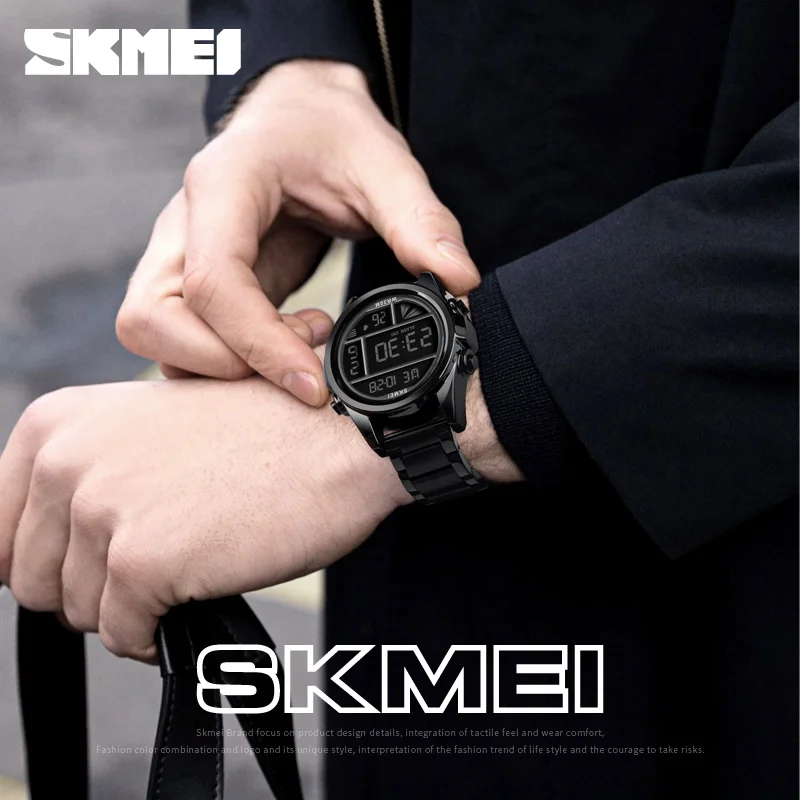 Часы наручные SKMEI мужские/Мужские Цифровые роскошные модные водонепроницаемые