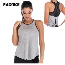 Фитнес для женщин Спорт жилет женский без рукава Йога Топ Бег Рубашка, майка, топы жилет спортивная рубашка одежда