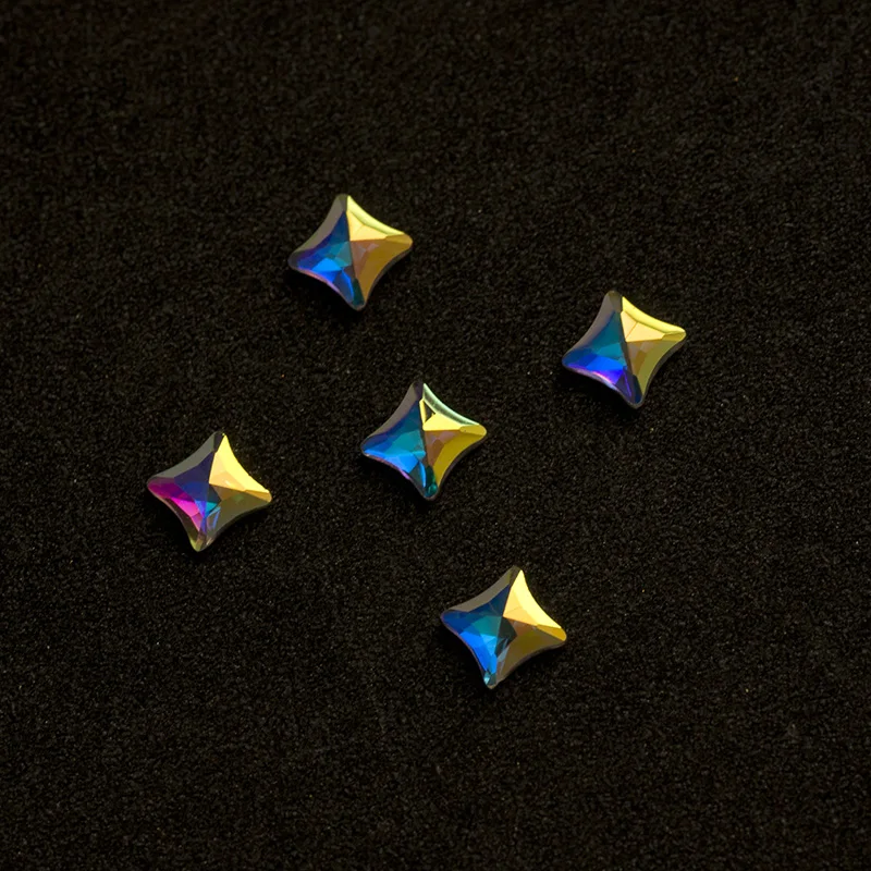 Стразы из горного хрусталя YANRUO 2555NoHF AB 6 мм|non hotfix|rhinestones nail crystalstrass 8mm |