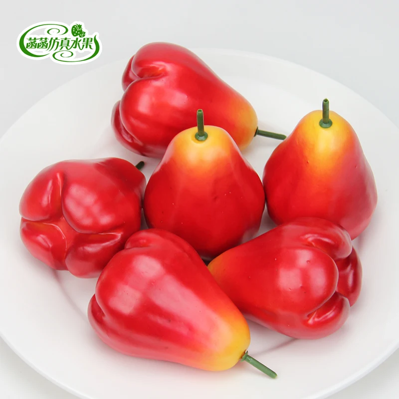 

TB040 Waxapple foam fruit model photography props decoration