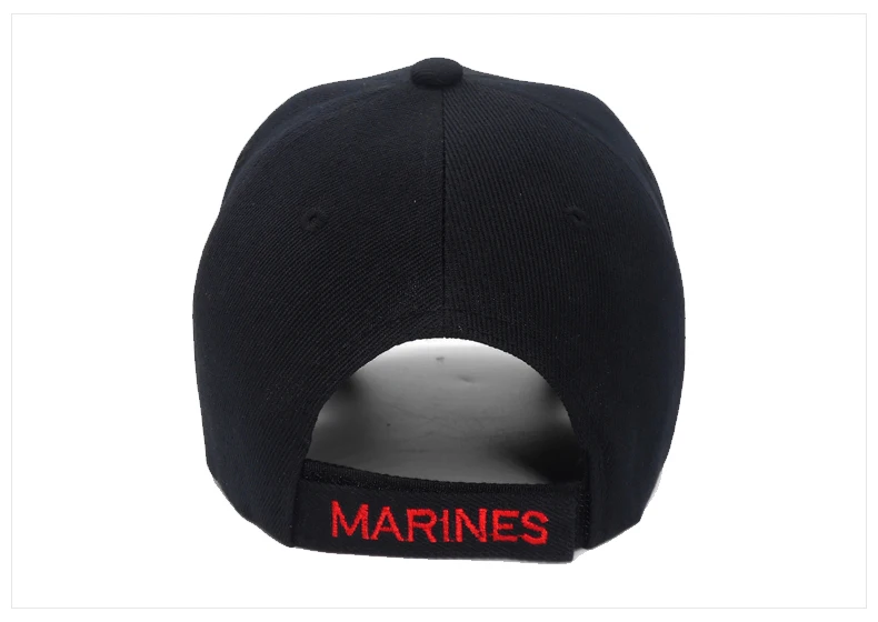 Мужская тактическая бейсболка «Кости» в морском корпусе США, мужская темно-синяя шапка с котиками, Мужская кепка с вышитыми буквами