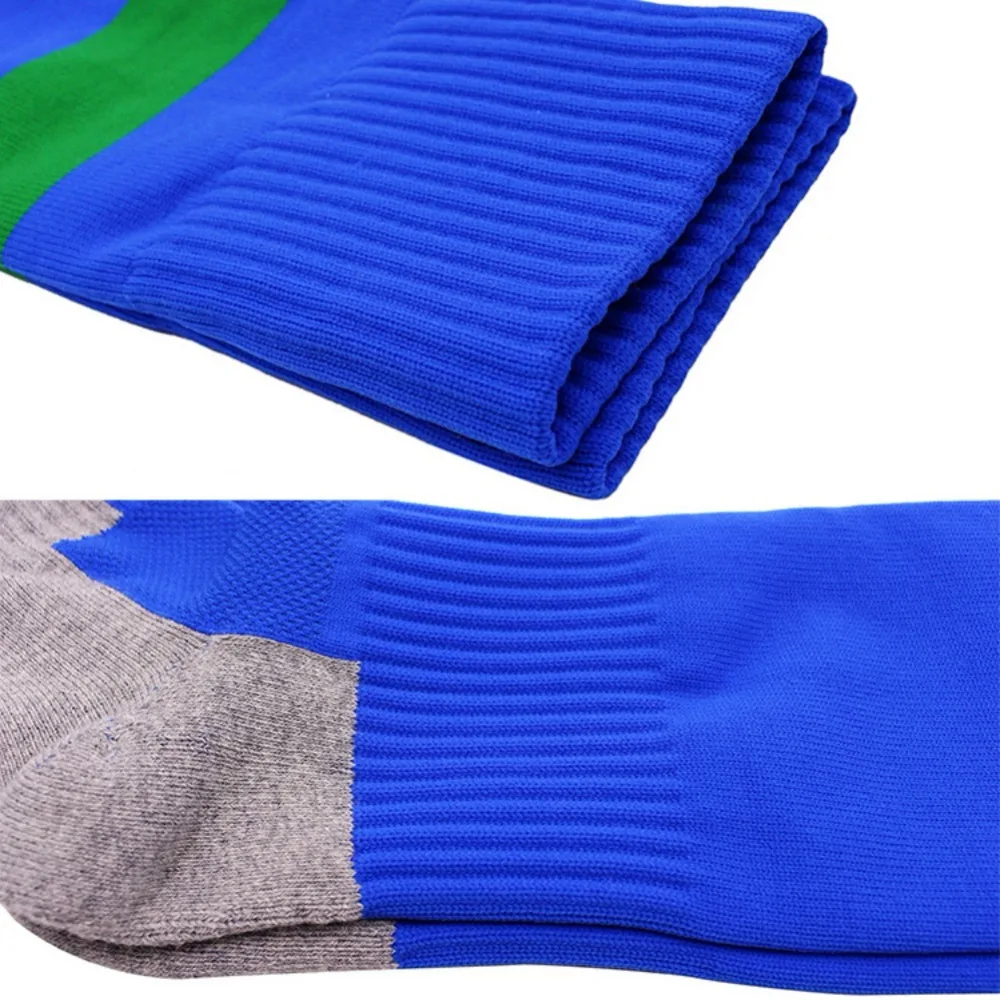 Влагостойкие и дезодорирующие футбольные носки, детские футбольные носки с полотенцем, чулки, спортивные носки