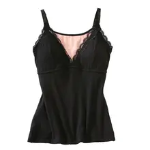 Женский модный теплый жилет, кружевной осенне-зимний слинг, нагрудный жилет с v-образным вырезом, плюс бархатный теплый плотный жилет