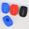Housse de télécommande en Silicone à 3 boutons boîtier porte-clé adapté à Renault Duster Sandero, Logan, Clio, Captur, Laguna, Scenic, 2015, 2016, 2017 ► Photo 2/3