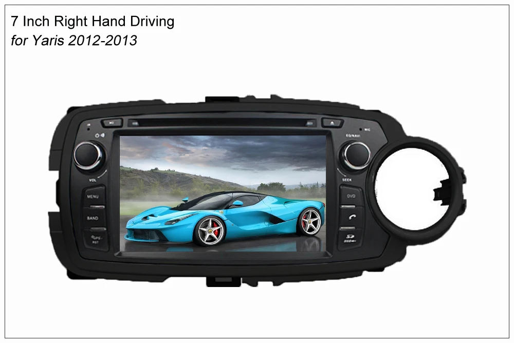 Perfect SINOSMART Android 9.0 4G RAM 8 core CPU Car DVD GPS Navigation player for Toyota Yaris 2005-2013 No Canbus 3