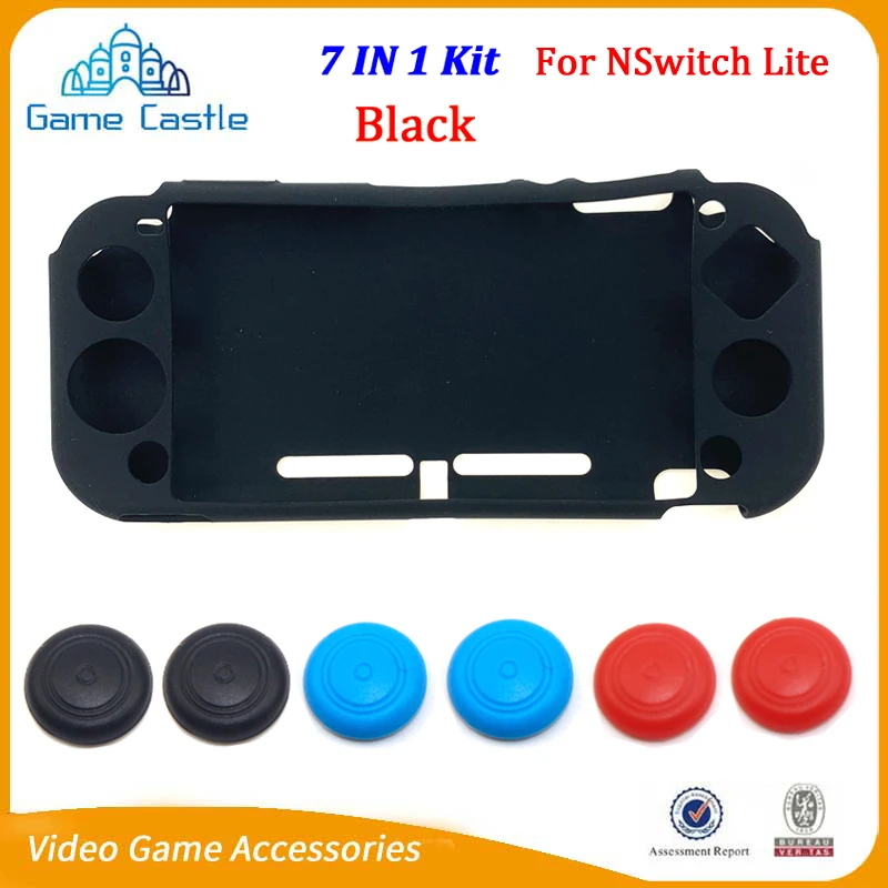 

Silicone Case for Nintend Switch Lite NS Mini Console Protective Skin Holder Cover Shell For Nintendoswitch NS lite Accessories