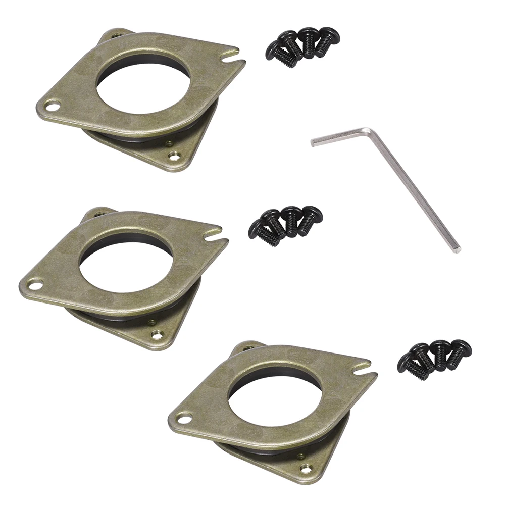 

NEMA 17 Stepper Steel and Rubber Vibration Dampers with M3 Screw -CNC 3D Printer Parts for Creality CR-10, CR-10S, Ender-3