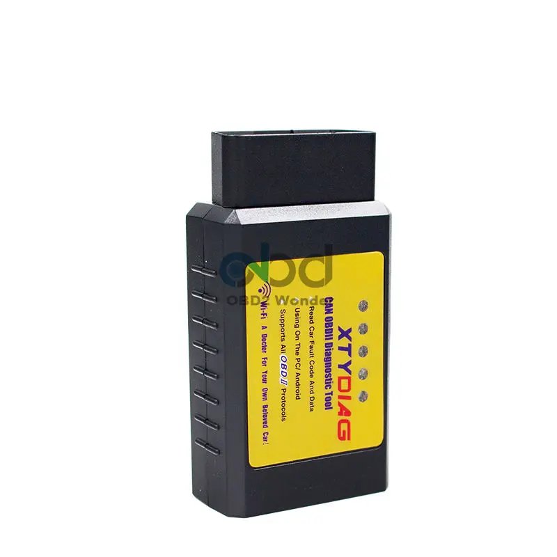 XTYDIAG ELM327 wifi OBDII интерфейс ELM 327 WI FI V1.5 PIC18F25K80 чип Автомобильный Диагностический Сканер Поддержка всех OBD2 протоколов