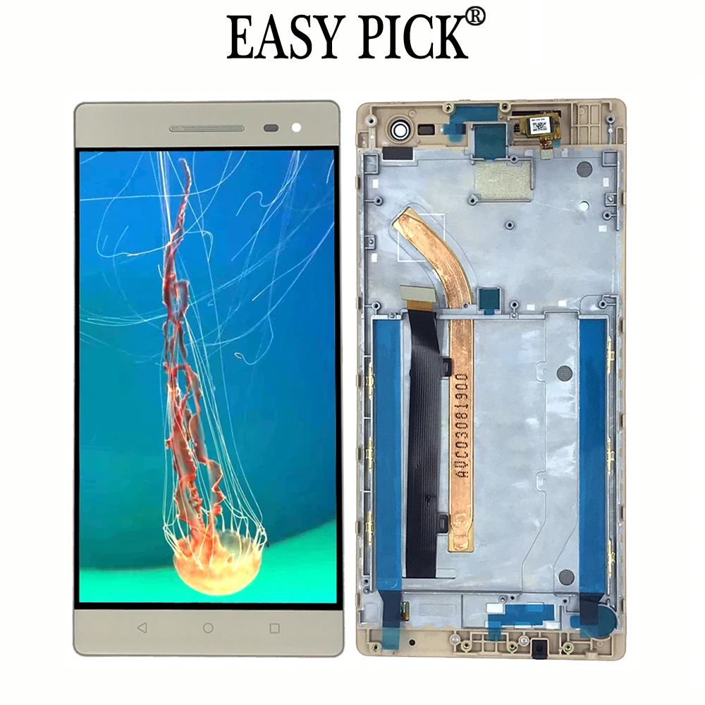 

For Lenovo Phab 2 Pro PB2-690M PB2-690Y LCD Display Touch Screen Digitizer Assembly Replacement with frame