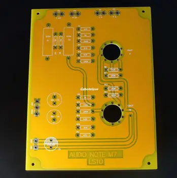 

LS10 tube preamplifier empty plate DIY PCB (AUDIO MOTE M7 Circuit )