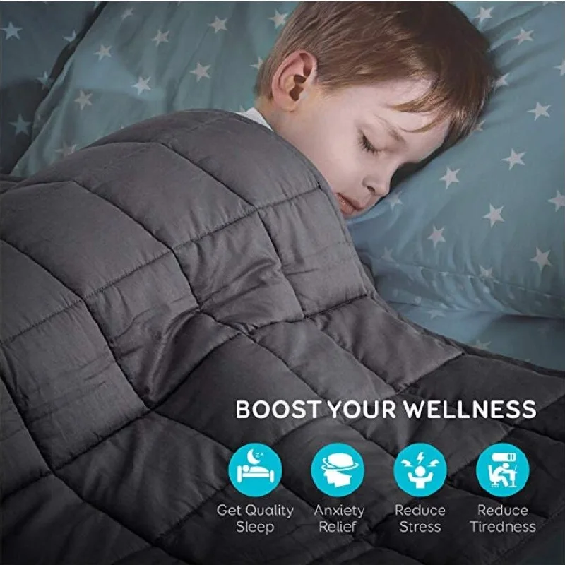 

Children Baby American Weighted Blanket Cotton Gravity Blankets Kids Sleeping Deken Aid Pressure Decompression Quilt Insomnia