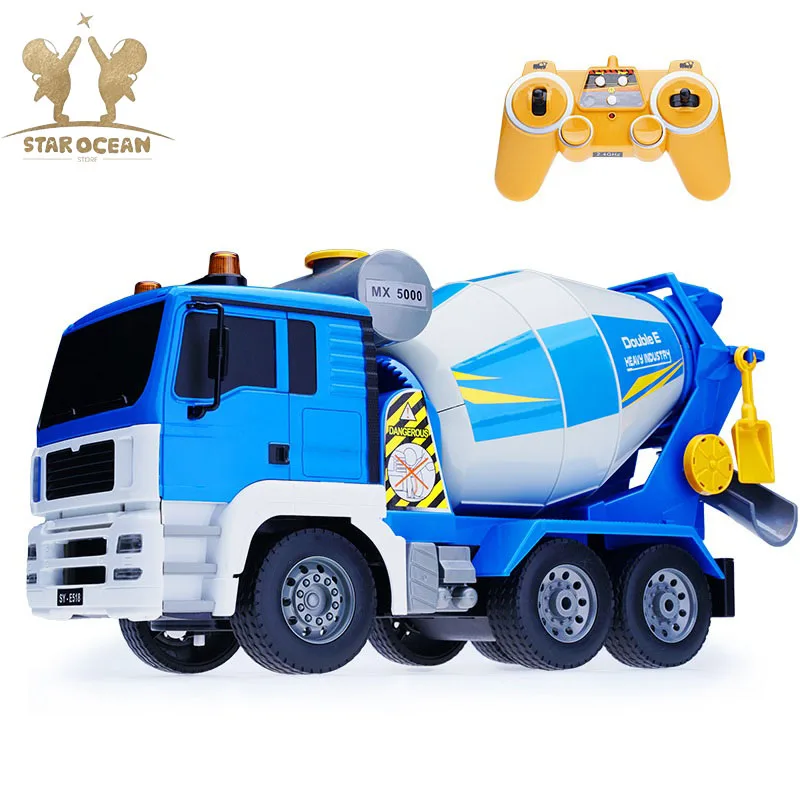 

Remote Control Machine RC Trucks Trailer RC Excavator Rotating RC Truck Kids Gift With Light Voice Cars Toys for Boys