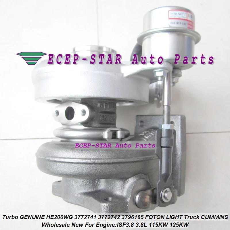 Turbo GENUINE HE200WG 3772741 3772742 3796165 Turbocharger Original For FOTON LIGHT Truck For CUMMIN ISF3.8 3.8L 115KW 125KW (1)