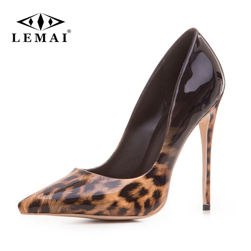 LEMAI Top Qualit 8 10 12 Cm Femmes Pompes Nouvelle Mode L opard 