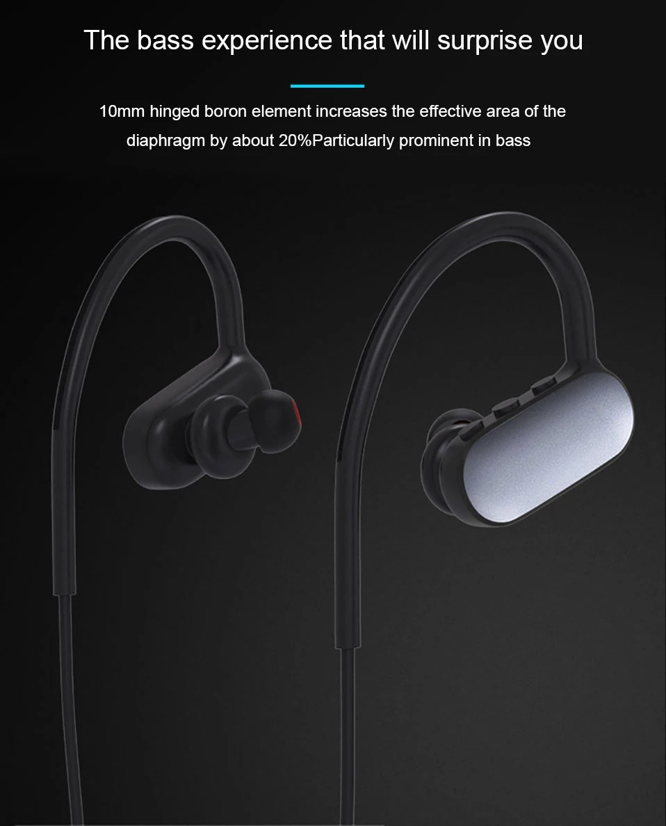 WhaY Wireless Stereo Headphones Bluetooth Stereo Bass In-ear Headset for iPhone X Samsung S6 Xiaomi Bluetooth Headphone with Mic (2)