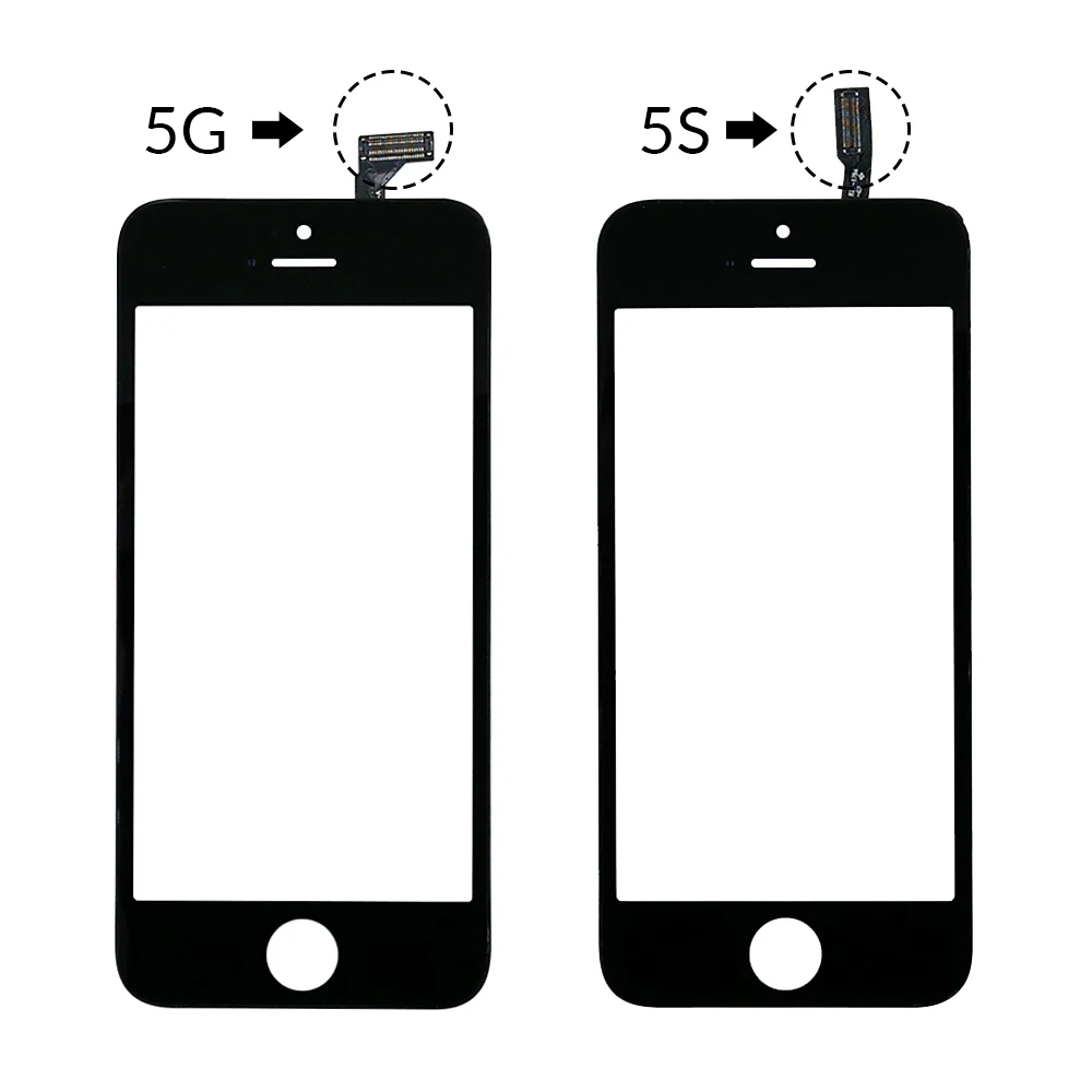 Сенсорная панель ZORWING для iPhone 5 дигитайзер сенсорного экрана стекло датчик