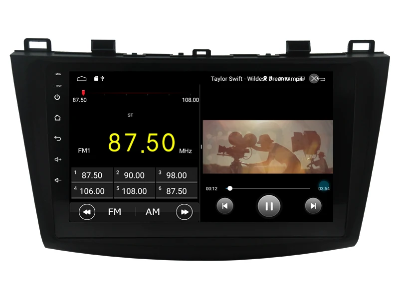 Cheap OTOJETA DSP stereo android 9.1 car radio for Mazda 3 2013-2016 10.1" Gps navigation Full touch screen video player tape recorder 2
