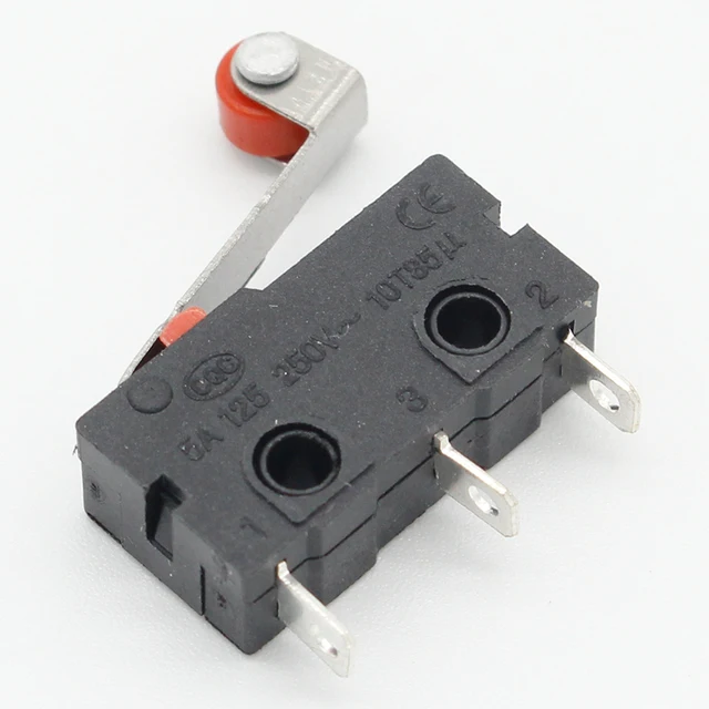 10 Pcs Mini Micro Limit Switch Roller Lever Arm SPDT Snap Action LOT