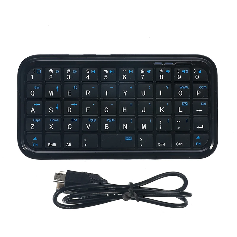 Ультра тонкая мини беспроводная Bluetooth 3,0 клавиатура для PS3/PC/для планшета и смартфона iPhone X 8 7