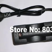 FedEx 100 шт./лот 1 слот Li-Ion 18650 зарядное устройство для проблесковые светодиодные фонари