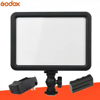 

Godox Ultra Slim LEDP120C 3300K~5600K Brightness Adjustable Studio Video Continuous Light Lamp For Camera DV Camcorder +Battery