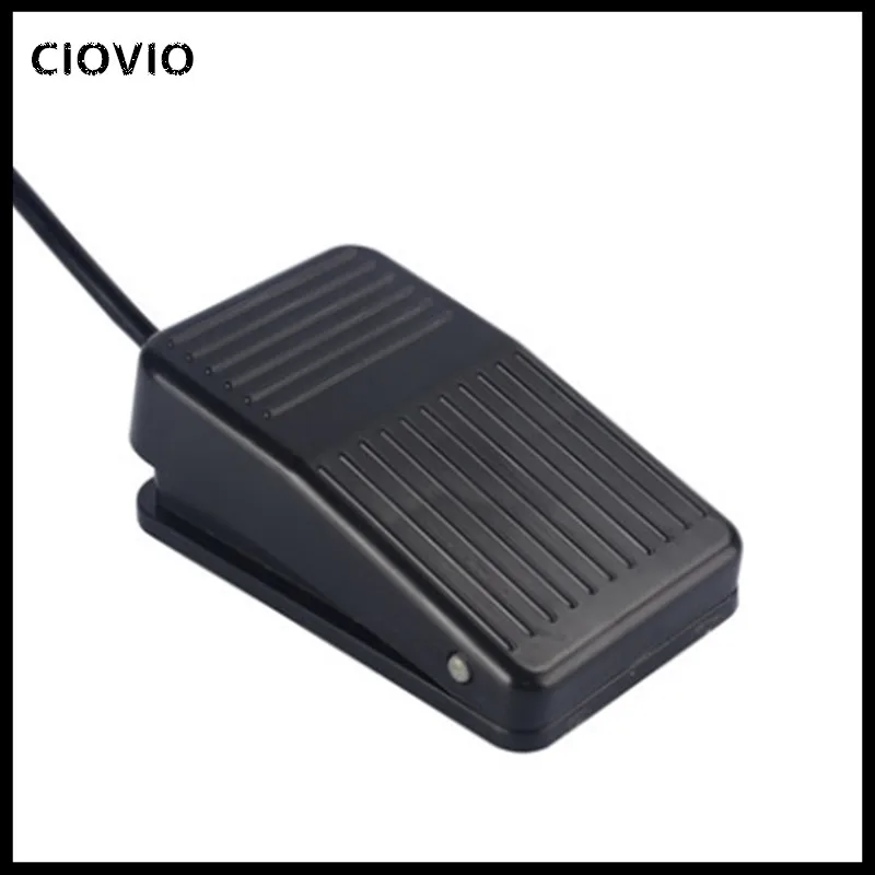 Nonslip Metal Momentary Electric Power Foot Pedal Switch
