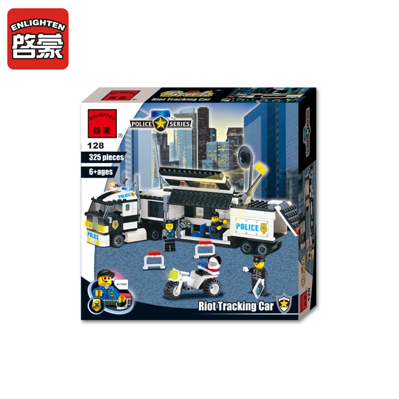 Enlighten Models Building toy Compatible with Lego E128 325pcs Tracking Blocks Toys Hobbies For Boys Girls Model Building Kits