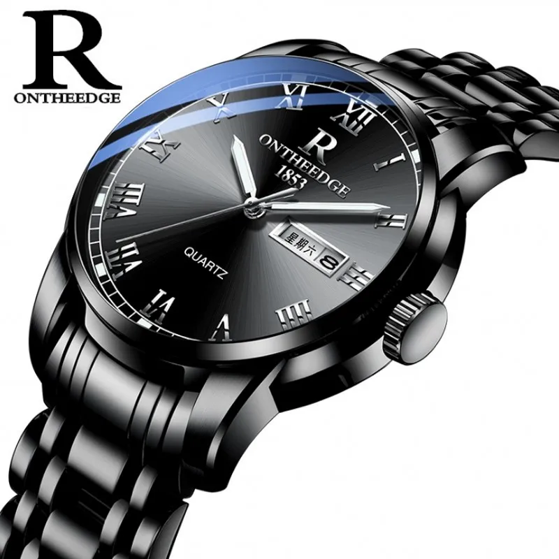 Luxury Brand Watch Business Watches  Men Sports Watches Waterproof Full Solid Steel Quartz Watch Suitable for Men and Women