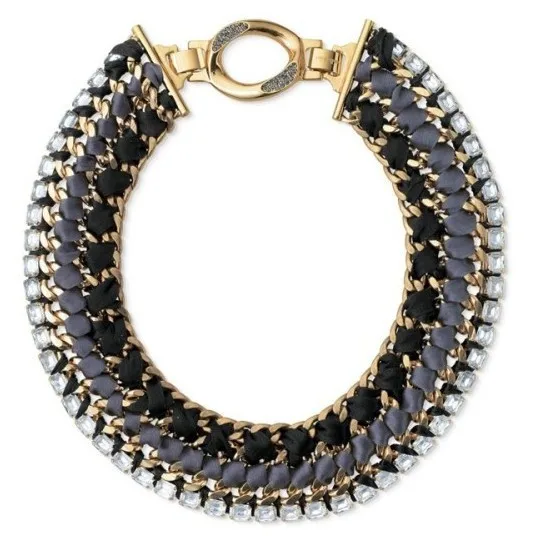 

Handmade Crochet Necklace For Women 2014 Fashion Chunky Necklaces Jewelry Vintage Choker Necklaces FREE SHIPPING