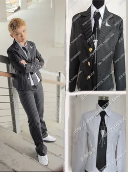 

Super Danganronpa 2 :Fuyuhiko Kuzuryu Uniform Male Coat Pants Anime Halloween Game Cosplay Costumes For Men Custom made