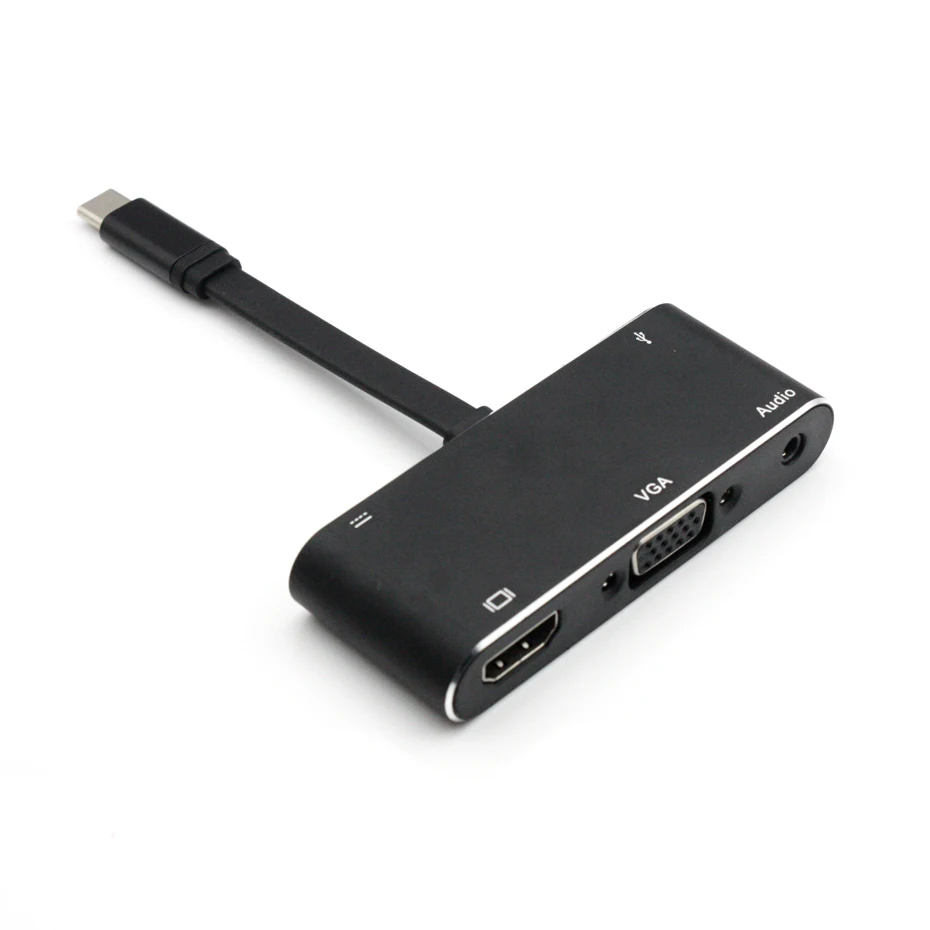 AIXXCO usb-хаб USB C к HDMI и VGA адаптер для MacBook samsung Galaxy S10 huawei mate 20 P20 Pro type C USB 3,0 концентратор