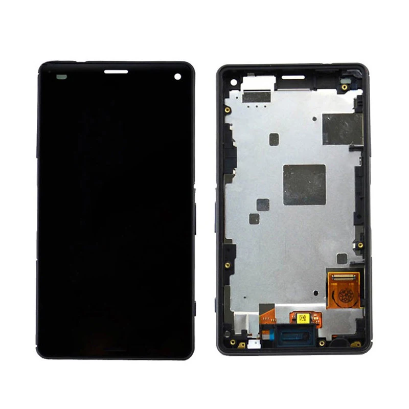 

Full LCD Display + Touch Screen Digitizer Assembly For Sony Xperia Z3 Compact Z3 Mini With Frame Free Shipping