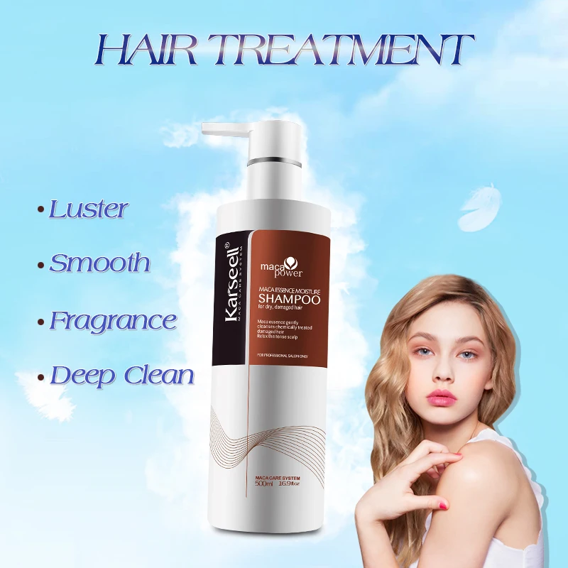Online Keratin Perawatan Rambut Minyak Argan Shampoo Conditioner Set Rambut Masker Perawatan Kulit Kepala Karseell Memelihara Perbaikan Rambut Kering Karseell 500mlx2
