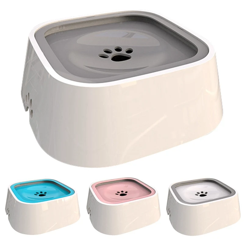 Pet Floating Bowl Anti Splashing Not Wetting Mouth Water Feeder Anti-slip Pet Bowl