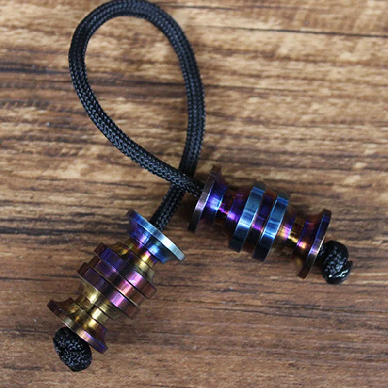 Details about   EDC Titanium Alloy Anodized Colored Beads Fingertip Spinner EDC Titanium Beads 