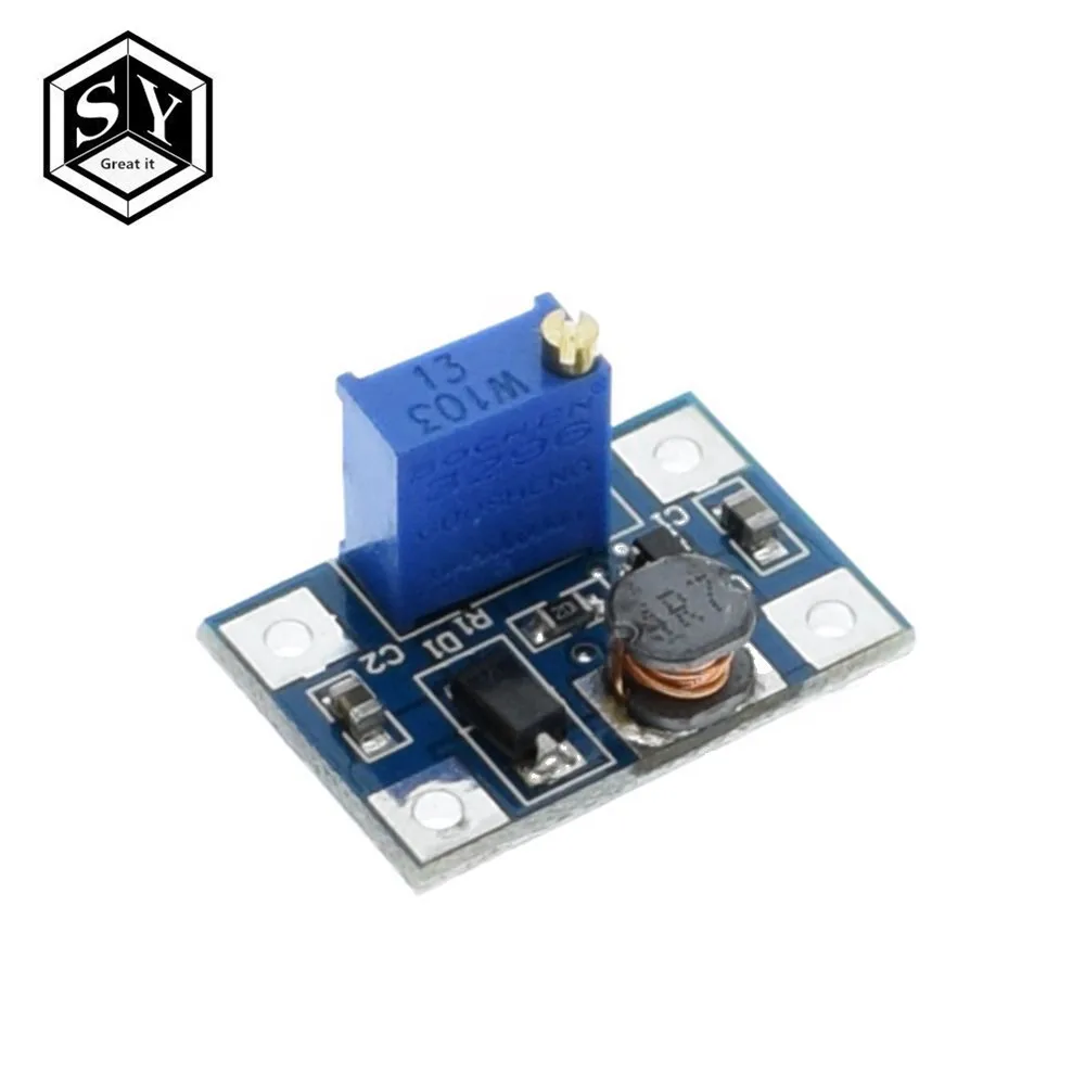 

1PCS Great IT DC-DC Converter SX1308 2A Step-UP Adjustable Power Module Booster