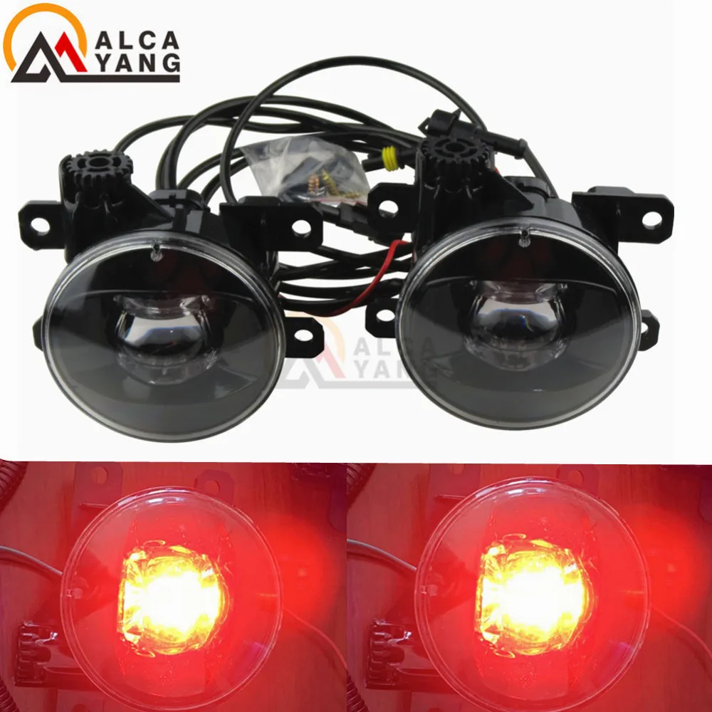 

Malcayang For 2005-2012 Nissan Pathfinder Closed Off-Road Vehicle R51 Car LED Fog Light Devil Eye Brand New Look