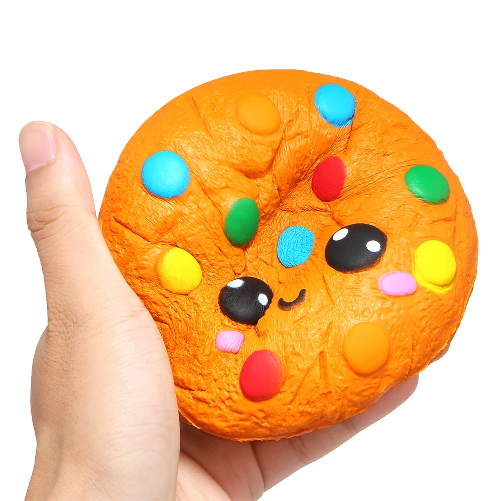 Jumbo Squishy Chocolate Cookie Squishies Cream Scented Slow Rising Stress Relief Toy