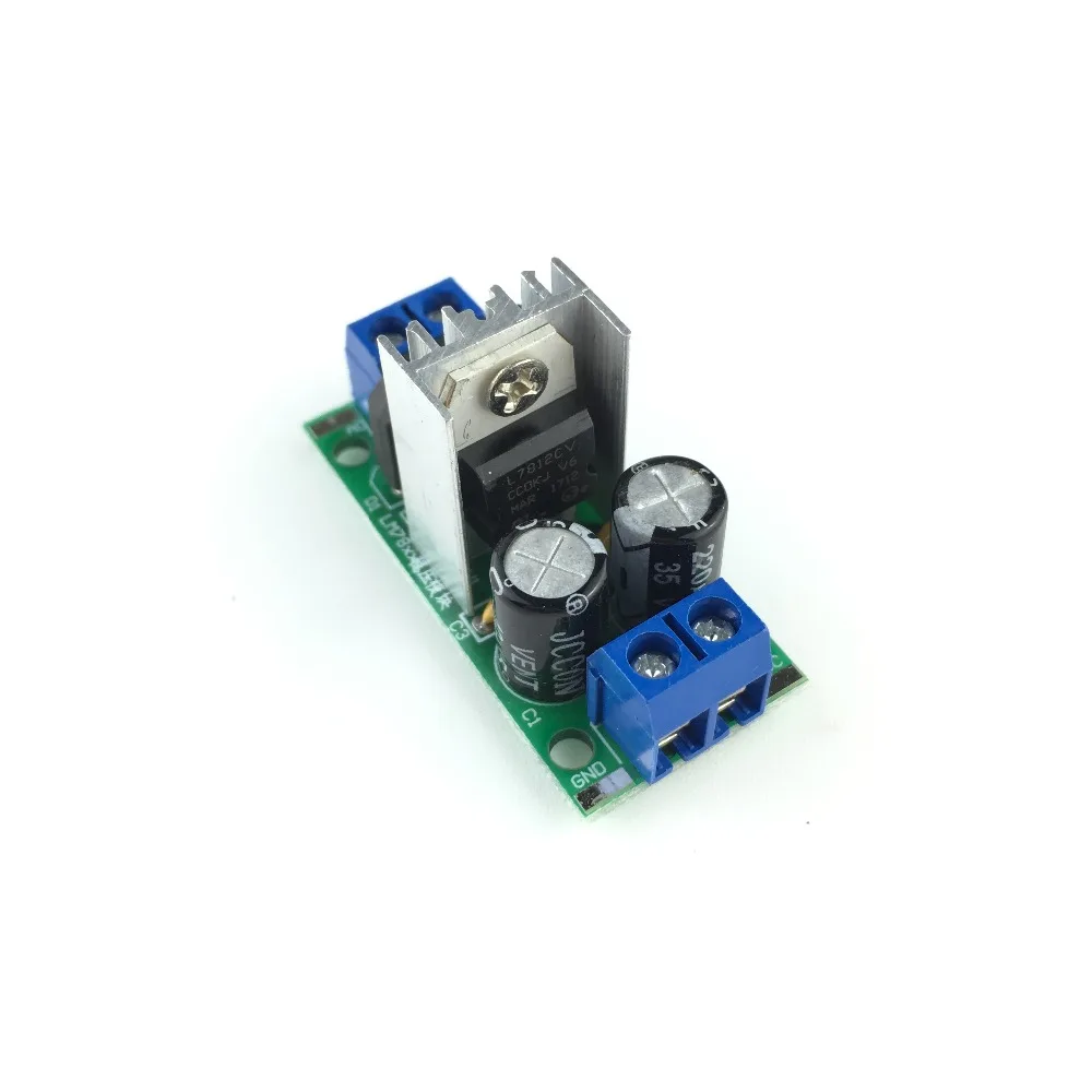 

LM7805 LM7812 DC/AC Three Terminal Voltage Regulator Power Supply Module 5V 12V Output Max 1.2A