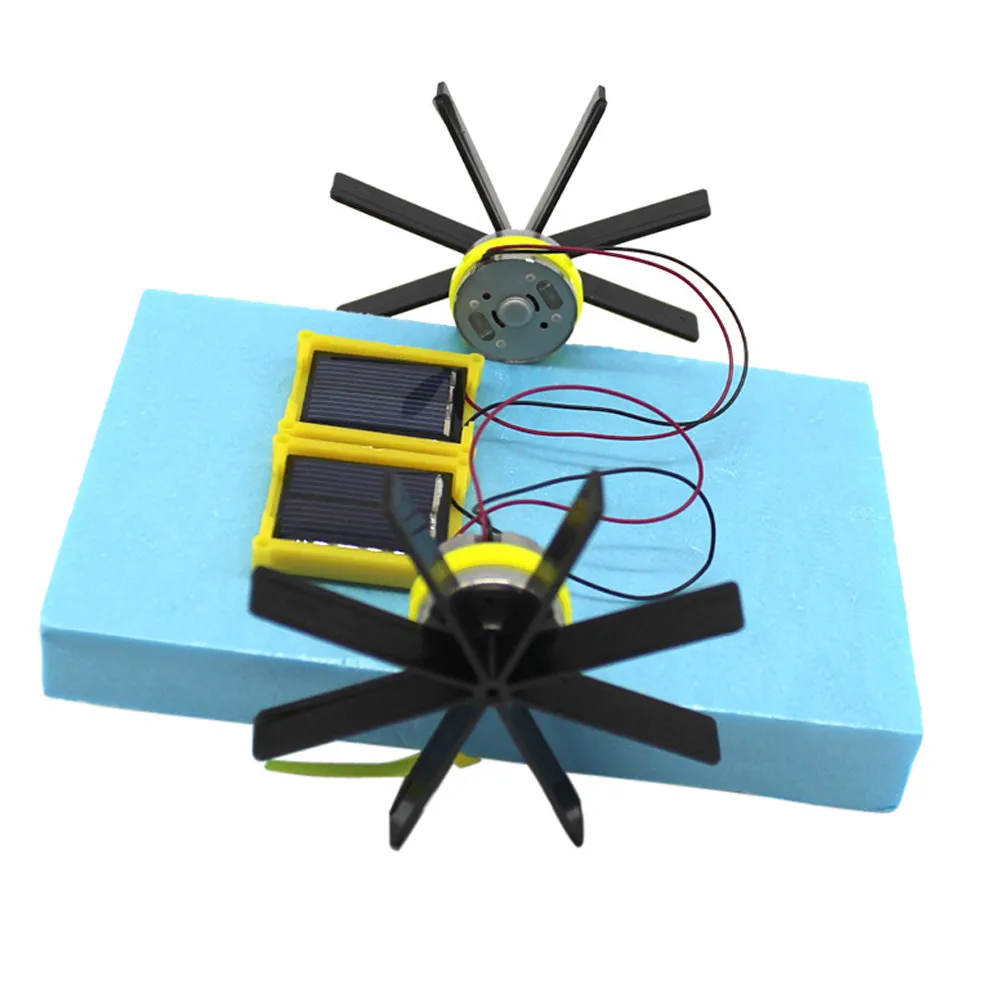 

Solar Toys Car DIY Mini Solar Powered Solar Paddle Boat Children Educational Gadget Toy Gift For Kids A521
