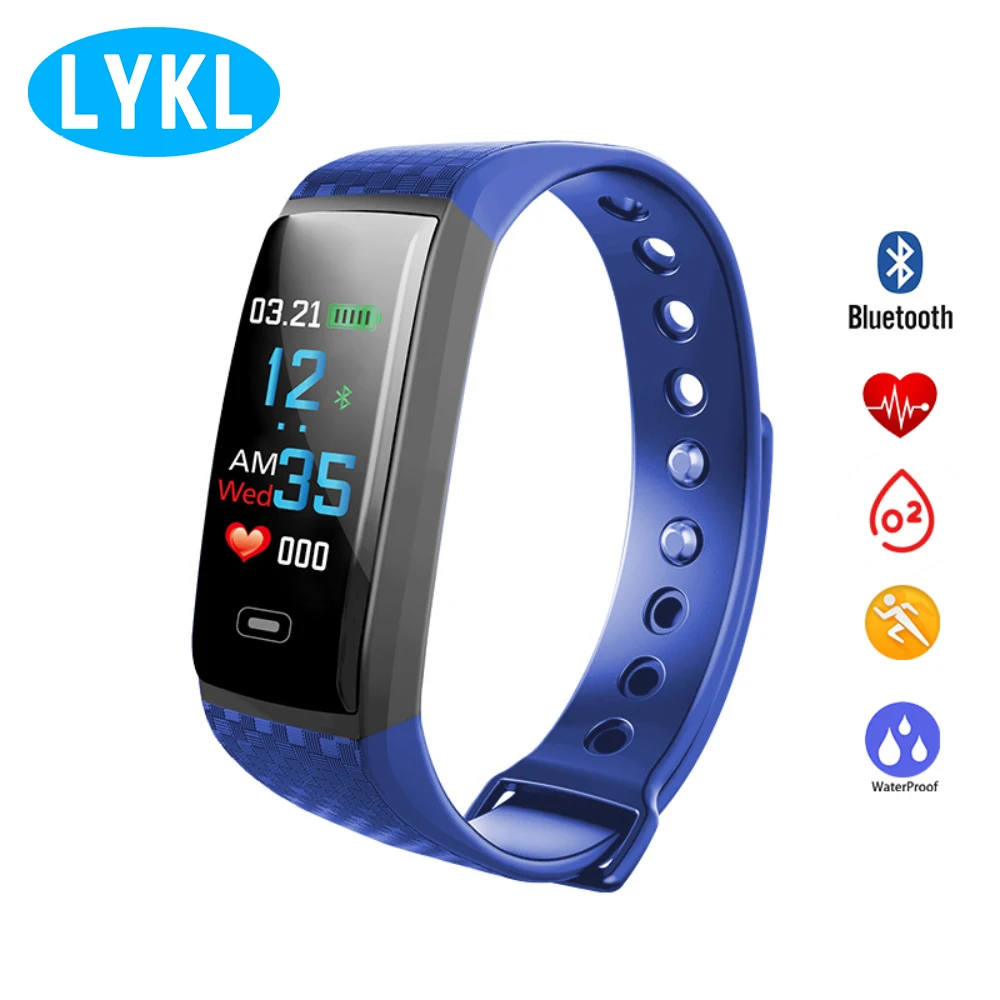 

Color Screen Wristbands CK17S Smart Band Blood Pressure Heart Rate Monitor Wrist Watch Fitness Tracker Pedometer Smart Bracelet