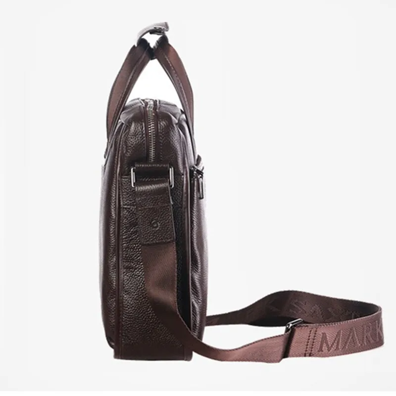 Цена 2019 новый модный мужской деловой портфель из воловьей кожи винтажная мужская сумка мессенджер из натуральной коровьей кожи Повседневная де...