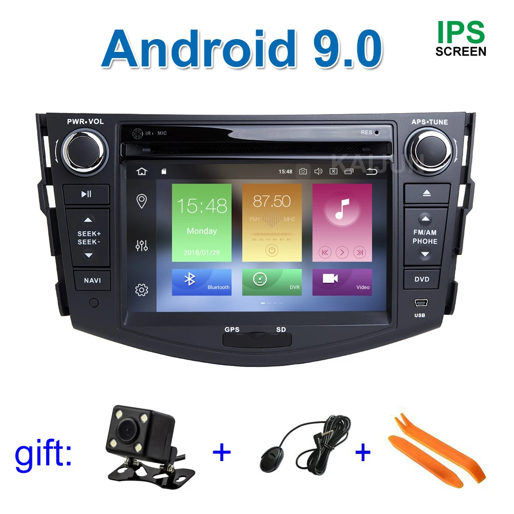 

64G ROM Android 9 Car DVD Multimedia Player for Toyota RAV 4 RAV4 2006 - 2012 with Wifi BT Radio stereo GPS