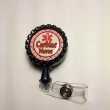 Милый "сердечная медсестер" Выдвижной ID держатель для бейджика