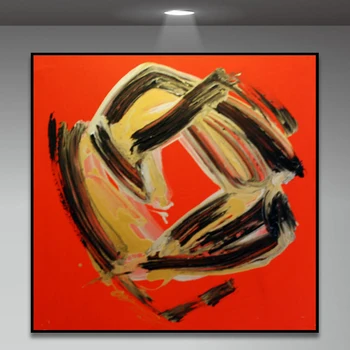 

Living room home decoration painting oil painting high quality abstract painting simple modern hand-painted art hotel