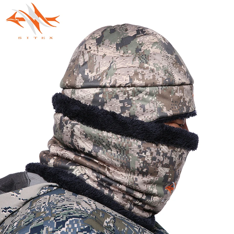 2018 sitex комплект шапка и маска открытой местности Blizzard Beanie водоплавающих птиц