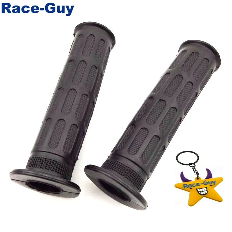 7/8'' Black Rubber Handle Hand Grips Universal For ATV Quad 4 Wheeler