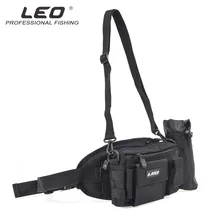 Leo Рыболовная Снасть сумка Pesca портативная мужская сумка на плечо поясной Рюкзак многофункциональные инструменты vissen переноска рыболовная приманка сумка для хранения