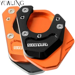 For  690 Enduro 2008 2009 690 Enduro R 2010 2011 2012 2013 2015 Side Stand Enlarger CNC Kickstand Enlarge Plate Extension Pad