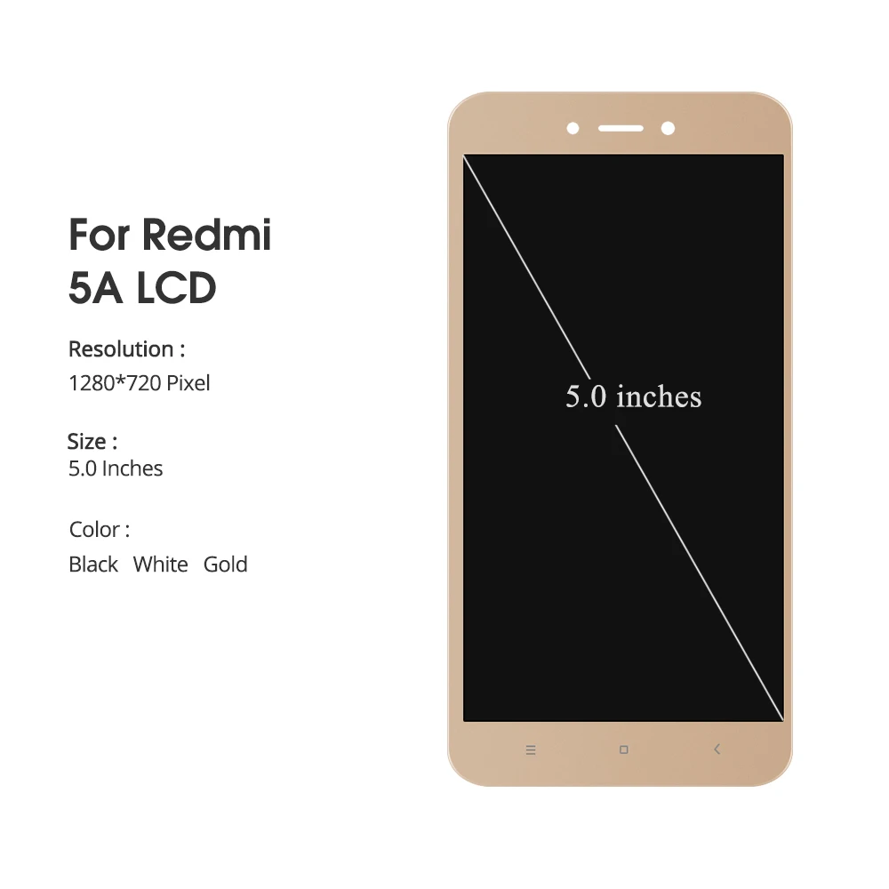 Высококачественный ЖК дисплей IPS для Xiaomi Redmi 5A сменный экран дигитайзер экрана в